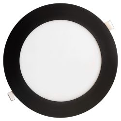 LED PANEL 12W круг чорний 960Lm 4000K D=170*13mm 2835SMD Alu+Plastic Eltis Electric
