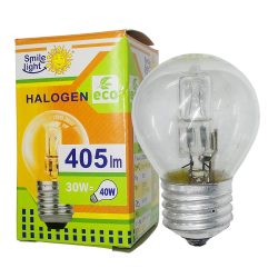 Галогенна лампа SLH30 P45 кулька 30W (40W жарівка) 405lm E27 2700K Smile light