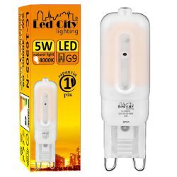 LEDлампа LC-16905-N 5W G9 4000K 400Lm D12х16х60mm 230V Led City