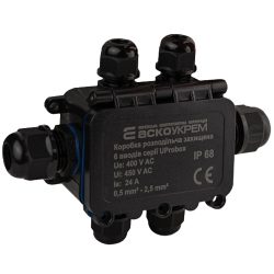 Коробка розподільча UProboх 6 вводів АСКО IP68