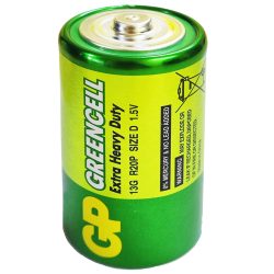 Батарейка солева LR20 GP ( size D, 13G ) 1,5В 6mAh