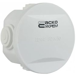 Коробка розподільча TY-RA   80х50 біла АСКО IP44