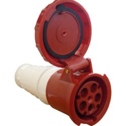 Гніздо переносне ГП  63А/5 (5 гнізд) (235) 3P+N+PE IP67