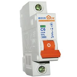 Вимикач автоматичний ECO 1p 20A тип С 3кА ECOHOME