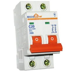 Вимикач автоматичний ECO 2p 32A тип С 3кА ECOHOME