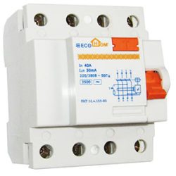 ПЗВ ECO 4p 25A 30мА ECOНОМЕ