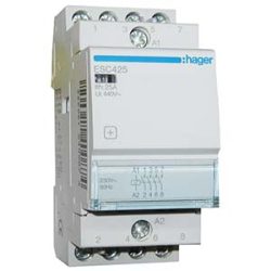 Контактор 25А, 4HВ, 230В 50Гц, 2м+віконечко (ESC425) HAGER