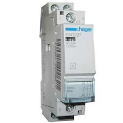 Контактор 25А, 1HВ+1Н3, 230В 50Гц, 1м+віконечко (ESC227) HAGER