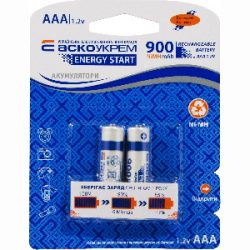 Акумулятор ENERGY START NH-AAA900 ES 900мАгод (blister) АСКО