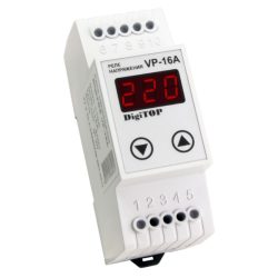Обмежувач (реле) напруги Vp-16A V-protector на DIN-рейку, DigTOP
