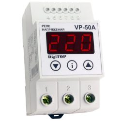 Обмежувач (реле) напруги Vp-50A V-protector на DIN-рейку, DigTOP