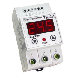 ТК-4н одноканальний цифровий терморегулятор з датчиком DS18B20 на DIN-рейку