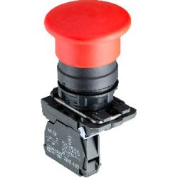 TB5-AC42 кнопка грибок d=40 мм СТОП червона без фіксації IP40 АСКО