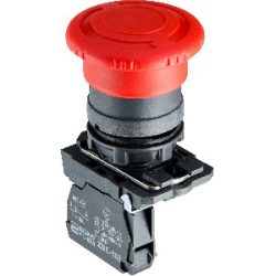 TB5-AS542 кнопка грибок з фіксацією повернення з поворотом IP40 АСКО
