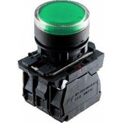 TB5-AW33M5 кнопка з LED підсвіткою зелена без фіксації IP40 АСКО