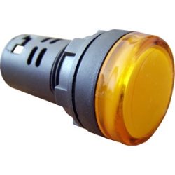 AD22-22D/S  Cигнальна арматура жовта 110V AC