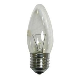 Лампа Philips свічка прозора 60W Е27 В-35