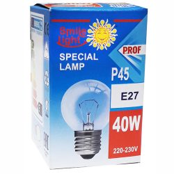 Лампа кулька SL40 40W P45 E27- S Smile light