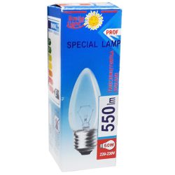 Лампа свічка SL60 60W B35 E27- S Smile light
